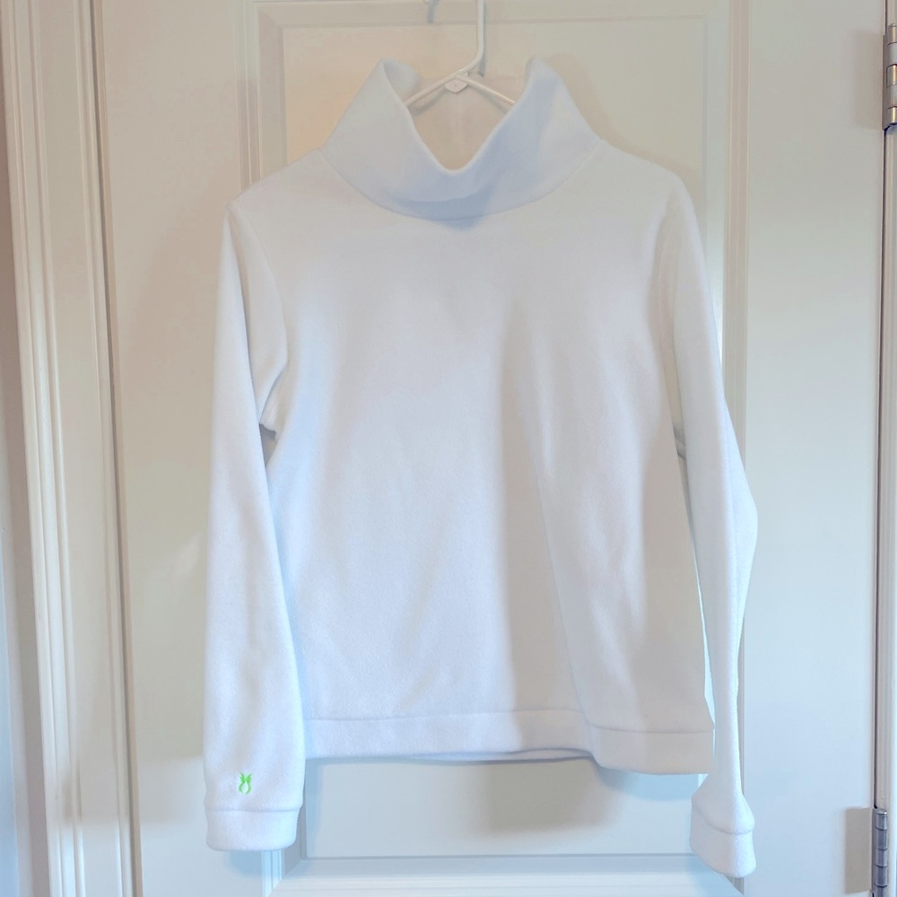 Dudley Stephens Park Slope Turtleneck in Off White